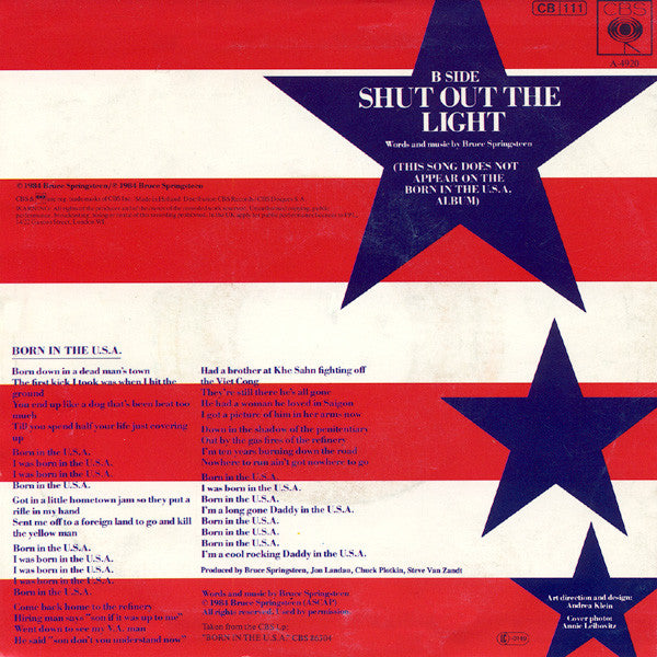 Bruce Springsteen : Born In The U.S.A. (7", Single)