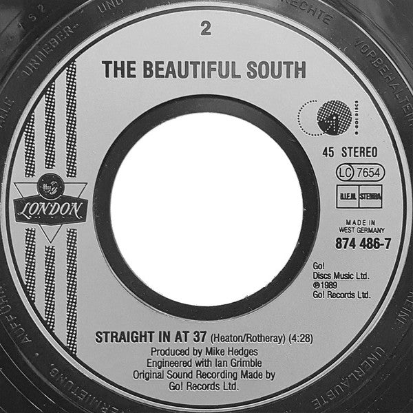 The Beautiful South : Song For Whoever (7", Single)