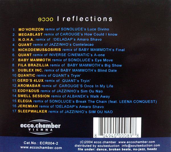 Various : Ecco | Reflections (CD, Comp, P/Mixed, Dig)