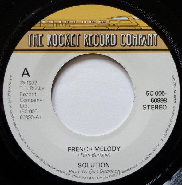 Solution (4) : French Melody (7", Single)