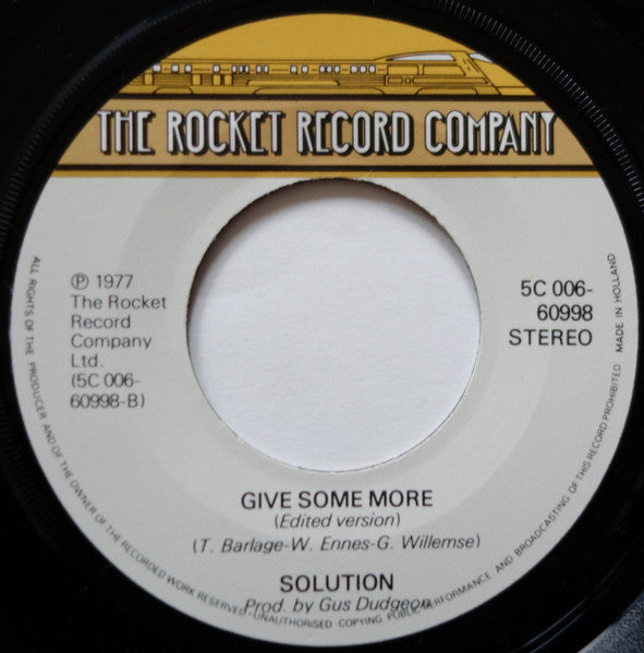 Solution (4) : French Melody (7", Single)