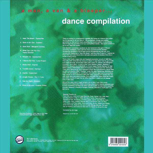 Various : A Man, A Van & A Bleeper... (2xLP, Comp)