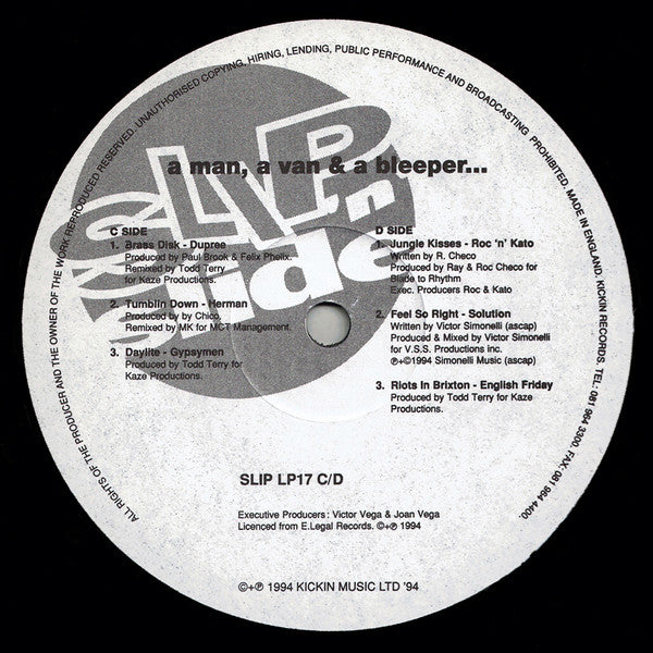 Various : A Man, A Van & A Bleeper... (2xLP, Comp)