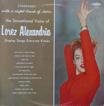 Lorez Alexandria : Standards With A Slight Touch Of Jazz (LP, RE)