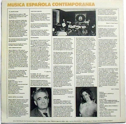 Grupo Koan : Musica Española Contemporanea (LP)