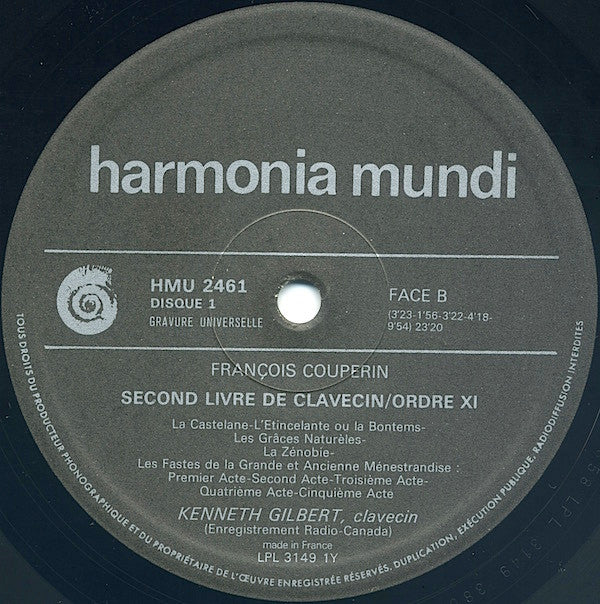 François Couperin, Ricercare-Ensemble Für Alte Musik, Zürich : Concert Royal (2xLP, Album, Gat)