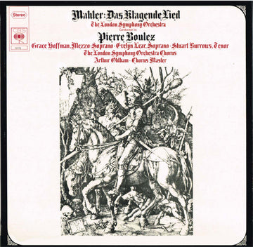 Gustav Mahler, London Symphony Orchestra Conducted By Pierre Boulez, Grace Hoffman, Evelyn Lear, Stuart Burrows, Arthur Oldham : Das Klagende Lied (LP, Album)