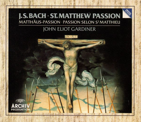 J.S. Bach* - John Eliot Gardiner : St. Matthew Passion = Matthäus-Passion = Passion Selon St Matthieu (3xCD, RE + Box)