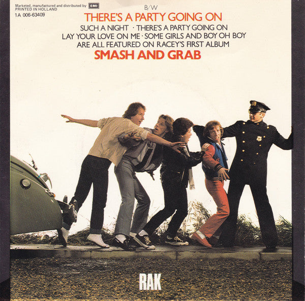 Racey : Such A Night (7", Single)