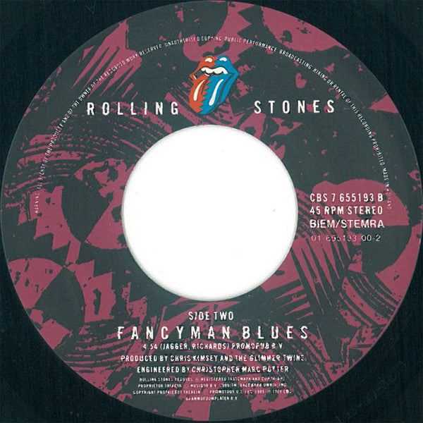 The Rolling Stones : Mixed Emotions (7", Single)