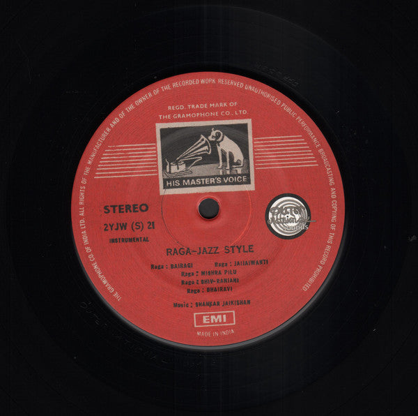 Shankar-Jaikishan / Rais Khan : Raga-Jazz Style (LP, Album, RE)