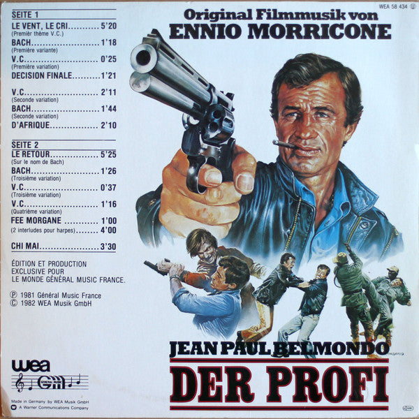 Ennio Morricone : Der Profi (LP, Album, RE)