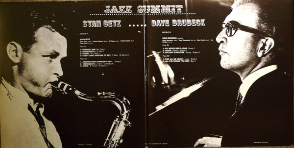 Stan Getz / Dave Brubeck : Jazz Summit (2xLP, Comp, Gat)