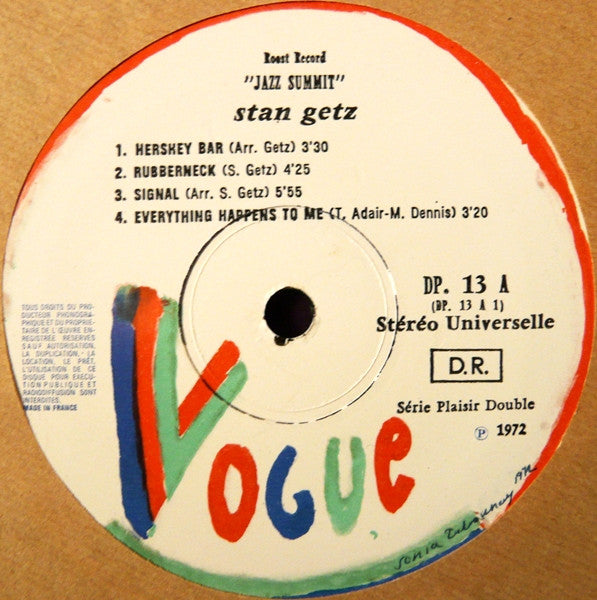 Stan Getz / Dave Brubeck : Jazz Summit (2xLP, Comp, Gat)