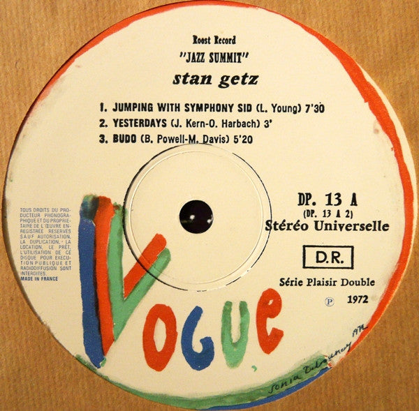 Stan Getz / Dave Brubeck : Jazz Summit (2xLP, Comp, Gat)