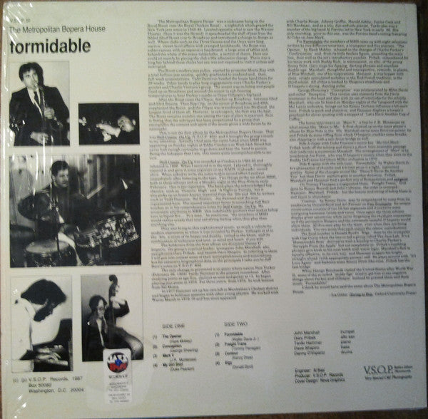 The Metropolitan Bopera House : Formidable! (LP, Album)
