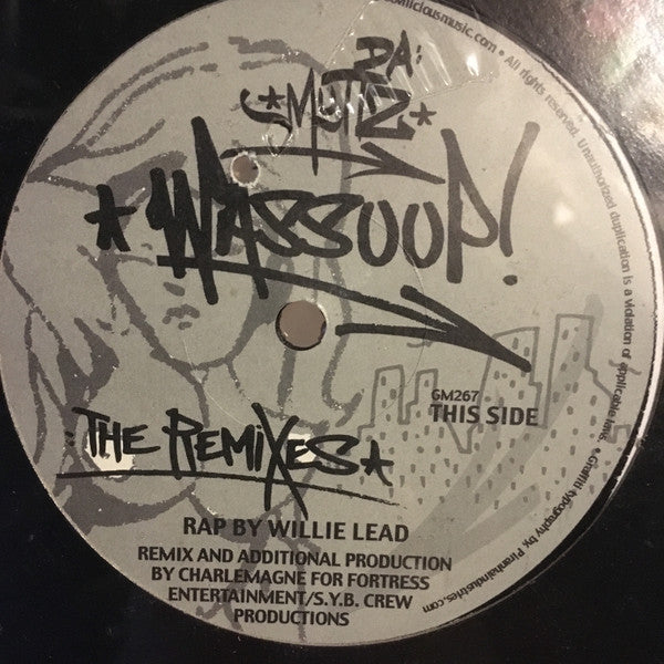 Da Muttz : Wassuup! (The Remixes) (12")