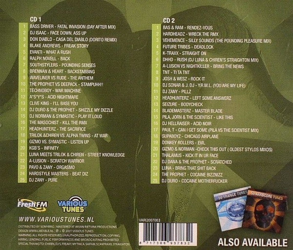 Various : 50 Hardstyle Tunes (2xCD, Comp, Mixed)