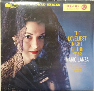 Mario Lanza : The Loveliest Night Of The Year (7", EP, Mono)