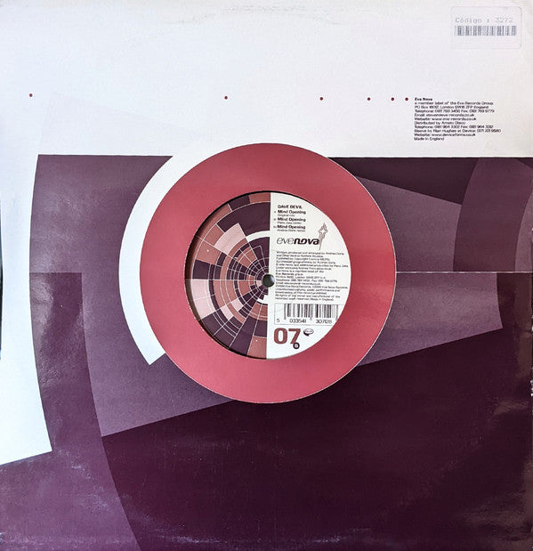 Dave Devil : Mind Opening (12")
