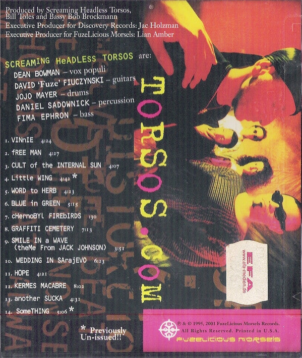 Screaming Headless Torsos : 1995 (CD, Album, RE)