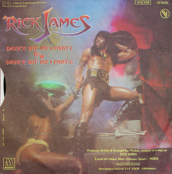 Rick James : Dance Wit' Me (7", Single)