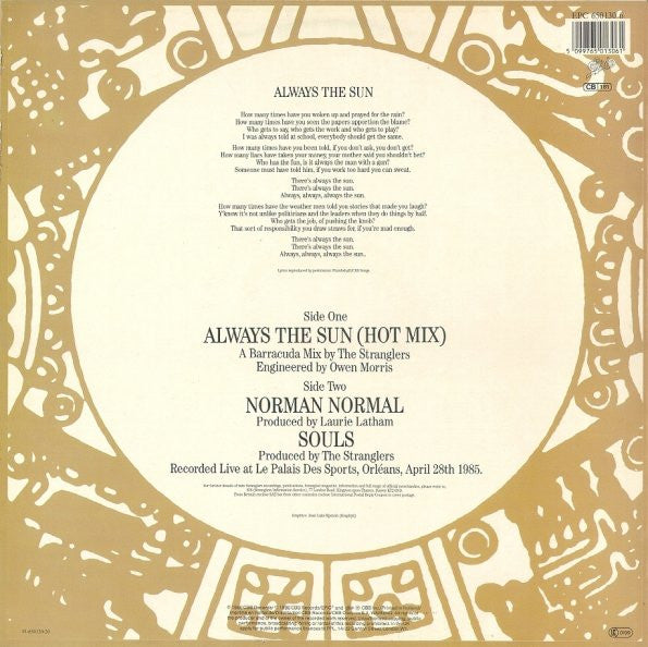 The Stranglers : Always The Sun (Hot Mix) (12", Maxi)