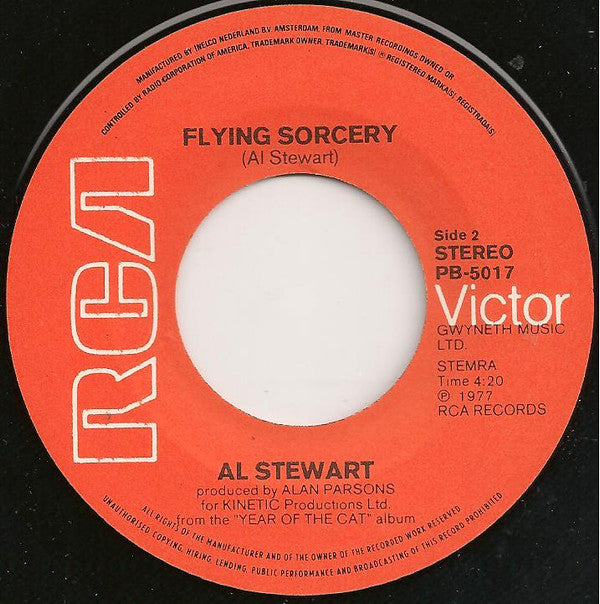 Al Stewart : On The Border (7", Single)