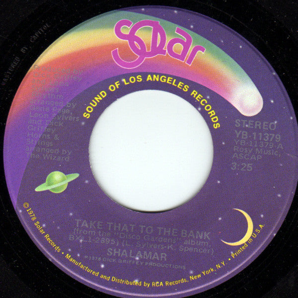 Shalamar : Take That To The Bank (7", Single)