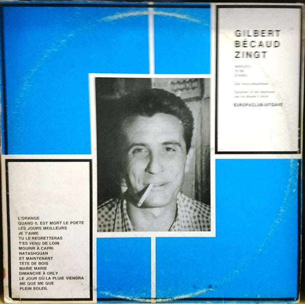 Gilbert Bécaud : zingt (LP, Comp)