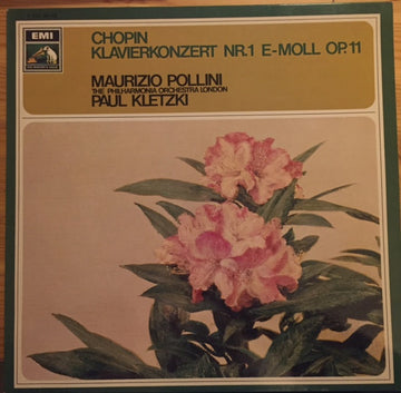 Frédéric Chopin, Maurizio Pollini, Philharmonia Orchestra : Klavierkonzert Nr.1 E-Moll Op.11 (LP)