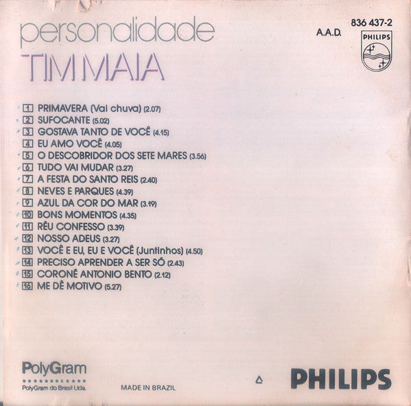 Tim Maia : Personalidade  (CD, Comp)