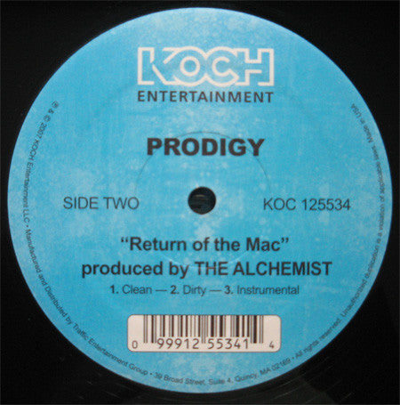 Prodigy : Stuck On You / Return Of The Mac (12")