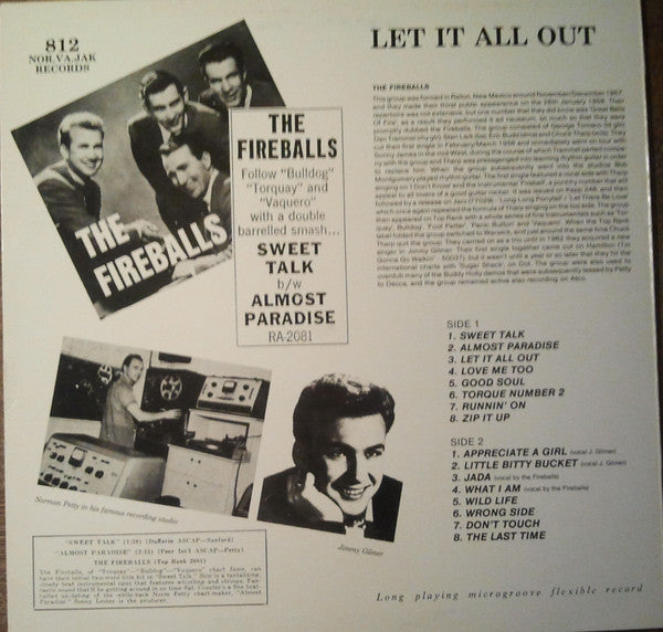 The Fireballs : Let It All Out (LP, Comp, Unofficial)