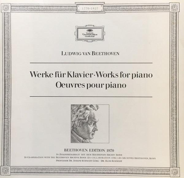 Ludwig Van Beethoven : Beethoven Edition 1970: Werke Für Klavier (14xLP, Box)