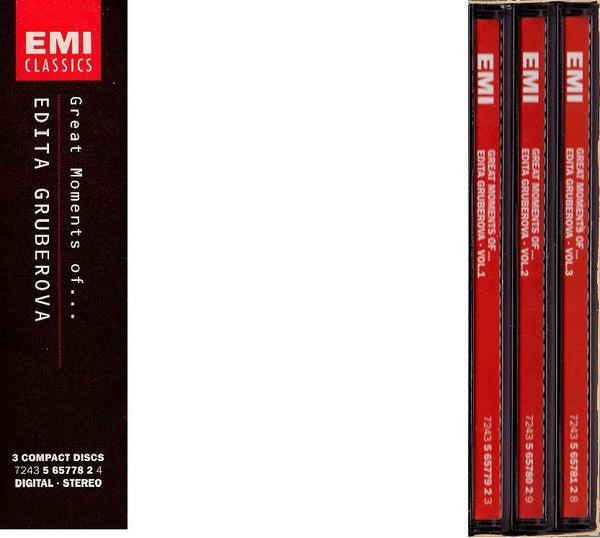 Edita Gruberova : Great Moments Of ... (3xCD, Comp + Box, Comp)