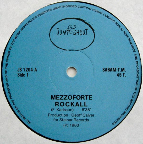 Mezzoforte : Rockall (12")