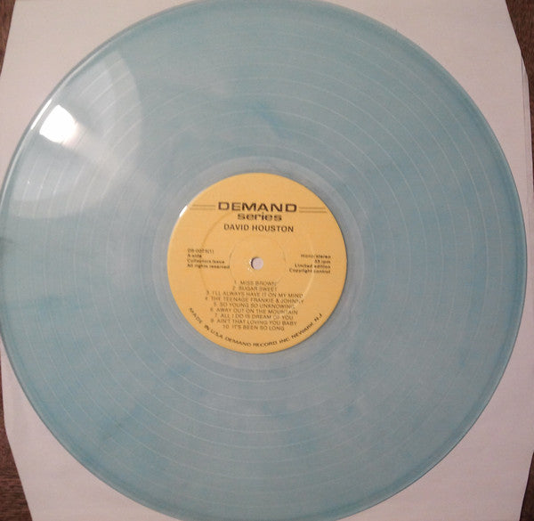 David Houston : Hackin' Around With David Houston (LP, Comp, Mono, Ltd, Whi)