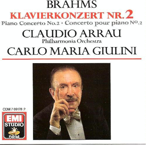 Johannes Brahms - Claudio Arrau, Philharmonia Orchestra, Carlo Maria Giulini : Klavierkonzert Nr. 2 (CD, RM)