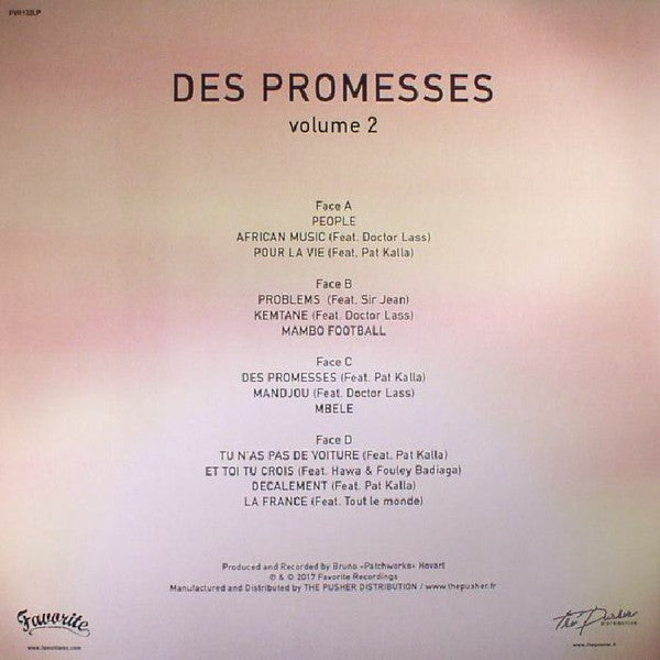 Voilaaa : Des Promesses (2xLP, Album)