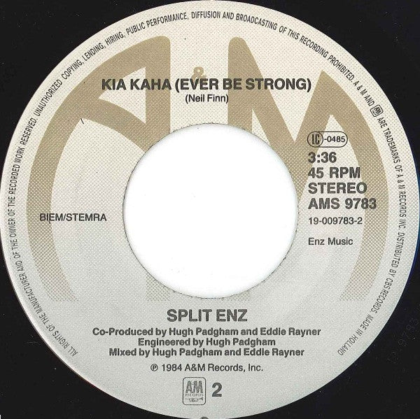 Split Enz : Message To My Girl (7", Single)