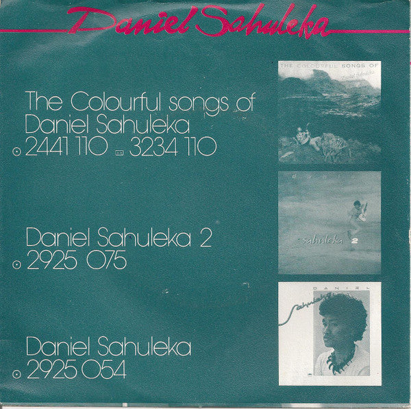 Daniel Sahuleka : We'll Go Out Tonight (7")