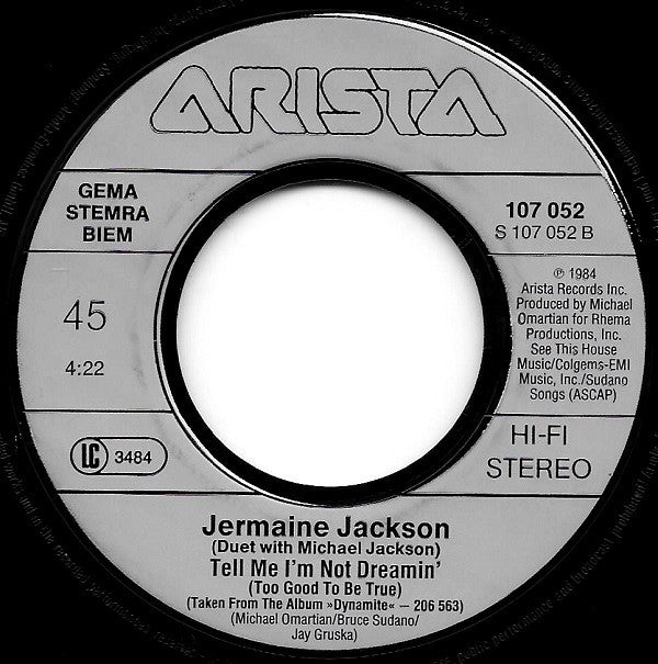 Jermaine Jackson : Do What You Do (7", Single)
