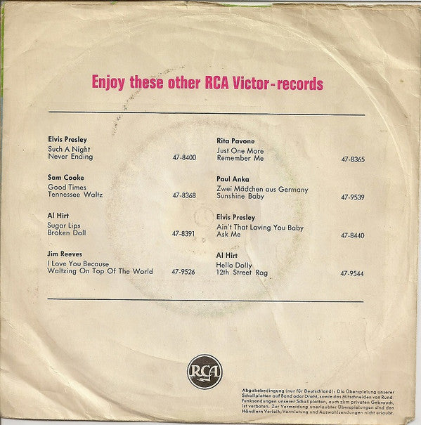 Roger Miller : You Don't Want My Love / Every Which-A-Way (7", Single)