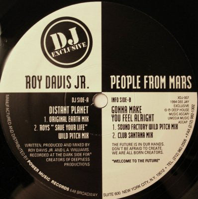 Roy Davis Jr. : People From Mars (12")