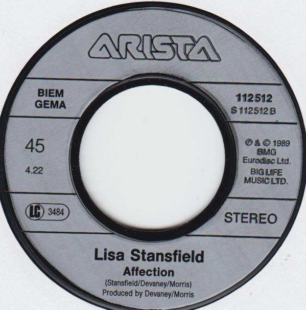 Lisa Stansfield : This Is The Right Time (7", Single)
