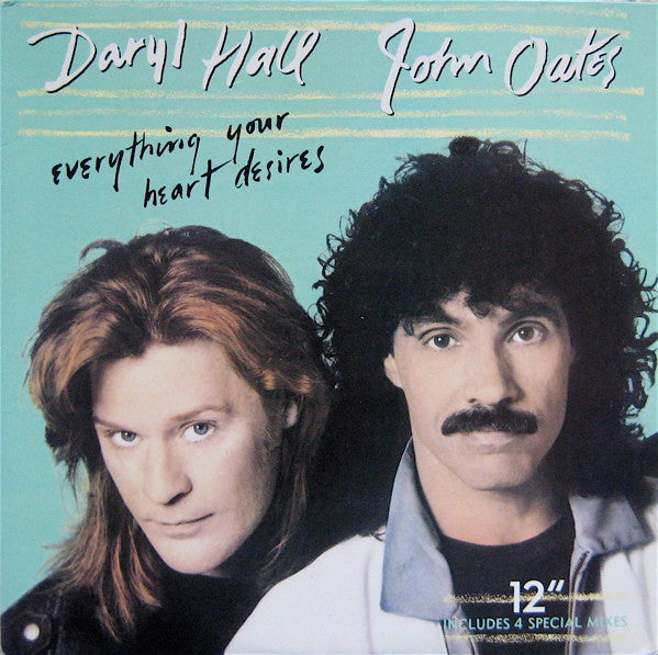 Daryl Hall John Oates* : Everything Your Heart Desires (12")