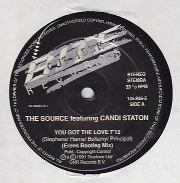 The Source Featuring Candi Staton : You Got The Love (12")