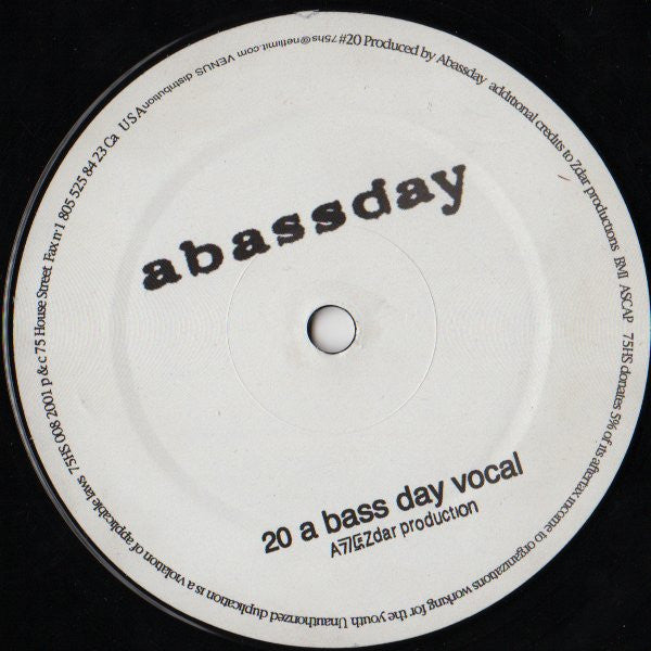 A Bass Day : 20 (12")
