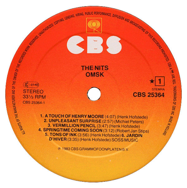 The Nits : Omsk (LP, Album)